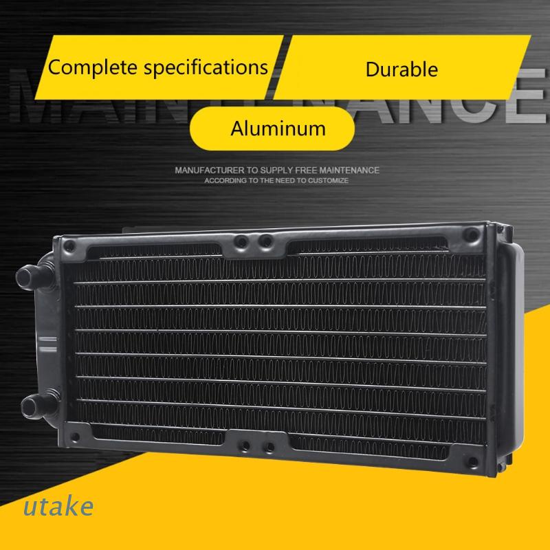 Bộ tản nhiệt nước Utake 80mm 10 ống G1 / 4 chuyên dụng cho máy tính chất lượng cao
