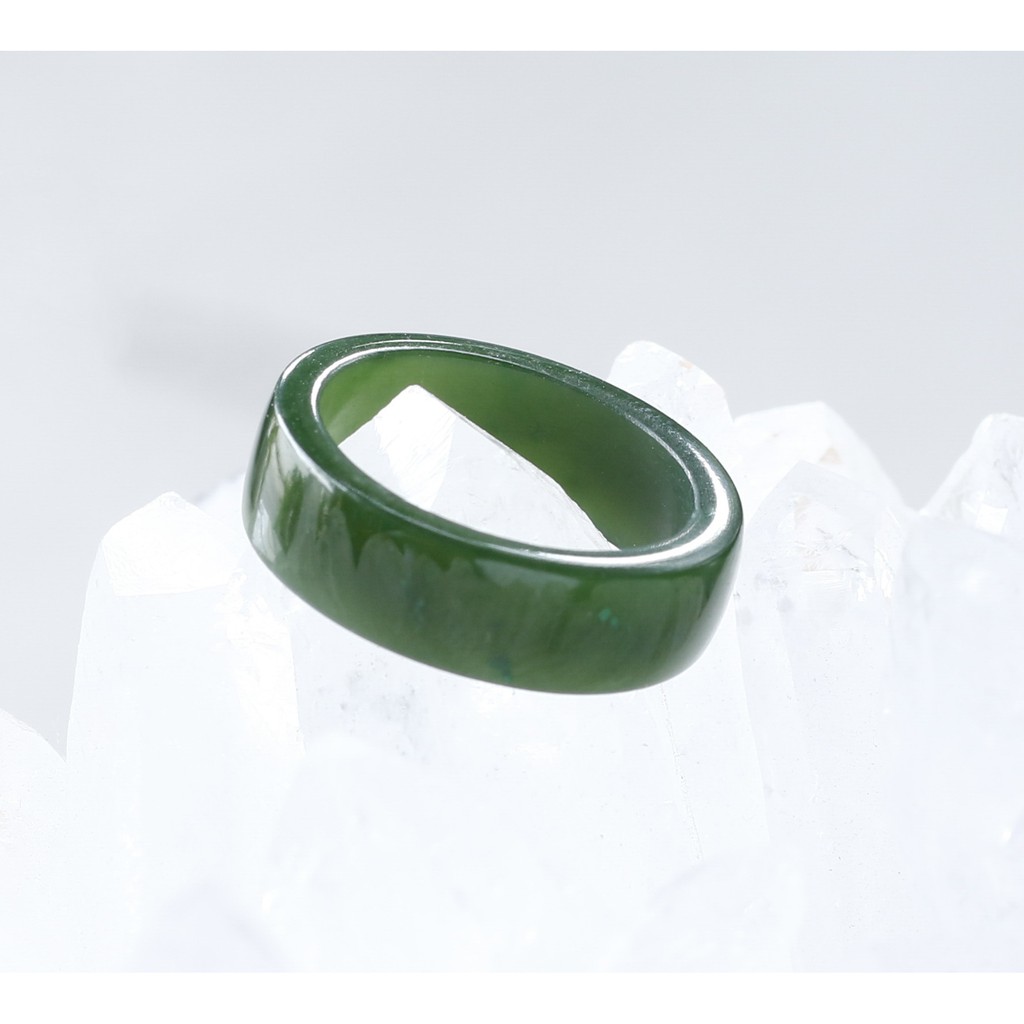 Nhẫn càng long đá ngọc bích nephrite - Ngọc Quý