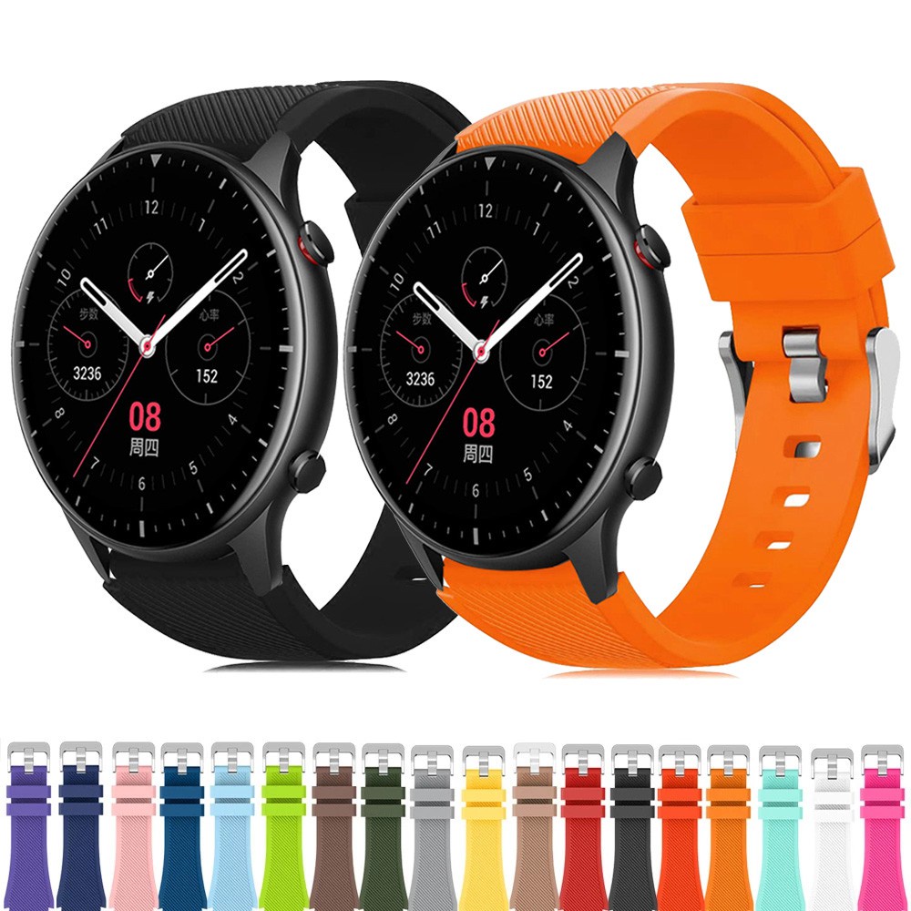 Dây Đeo Silicon 22mm Cho Đồng Hồ Thông Minh Huami Amazfit GTR 4 / 3 Pro / GTR 2 / Pace / GTR 47mm / GTR 2e / Stratos