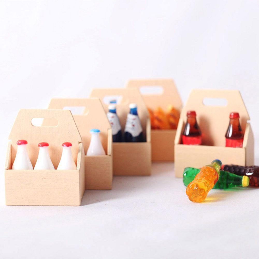 NIUYOU Bộ 4 Khung Gỗ Trang Trí Nhà Búp Bê Tỉ Lệ 1: 12