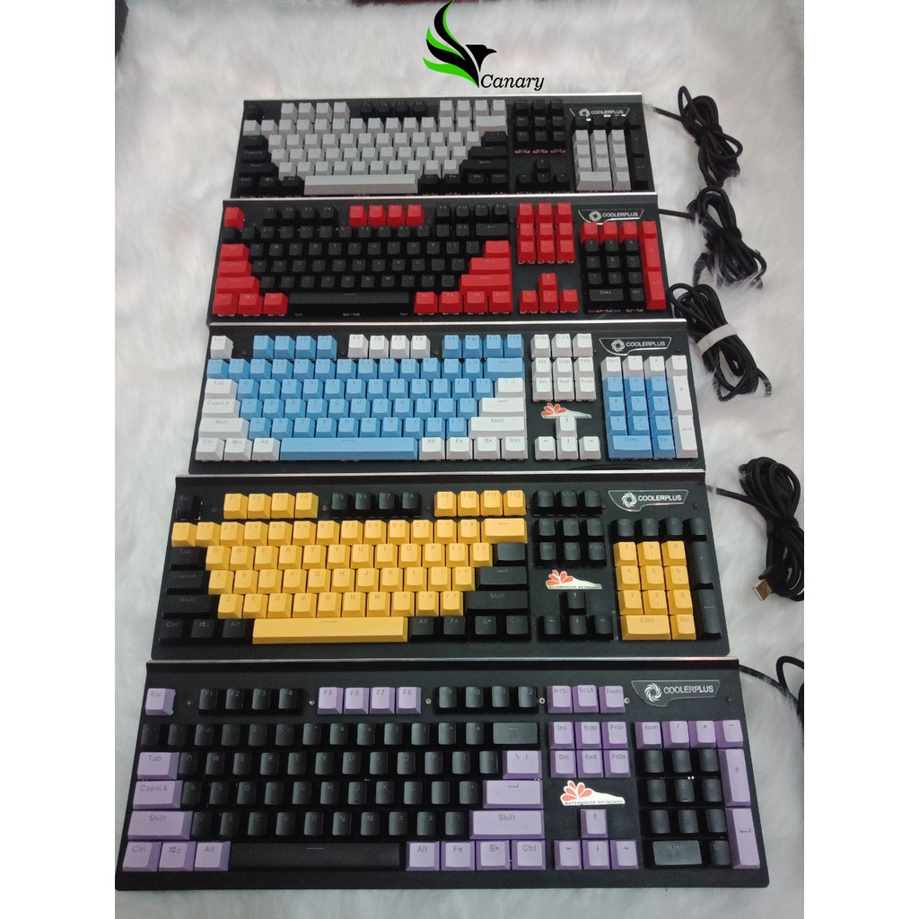 Bàn phím cơ Coolerplus với keycap xuyên led