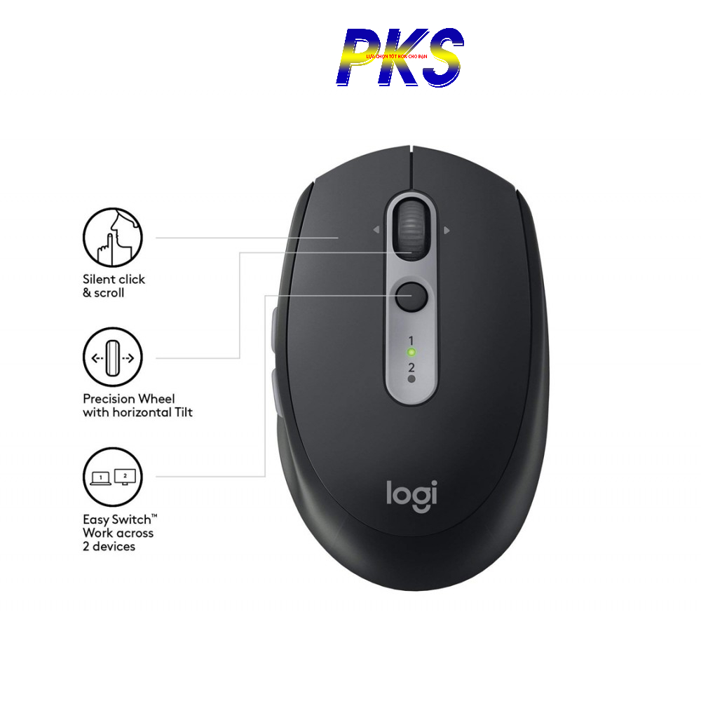 Chuột máy tính không dây Logitech M590 - Hàng chính hãng