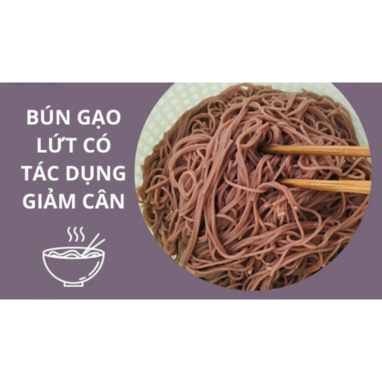 Bún gạo tím Đông trùng Hạ Thảo ( 400gr)  - Không sử dụng chất tạo màu, mùi vị, không chất bảo quản, hàn the.