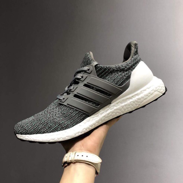 HOT Giầy thể thao Ultra boost 4.0 xanh rêu gót trắng sneaker nam nữ .2020 new new ˇ