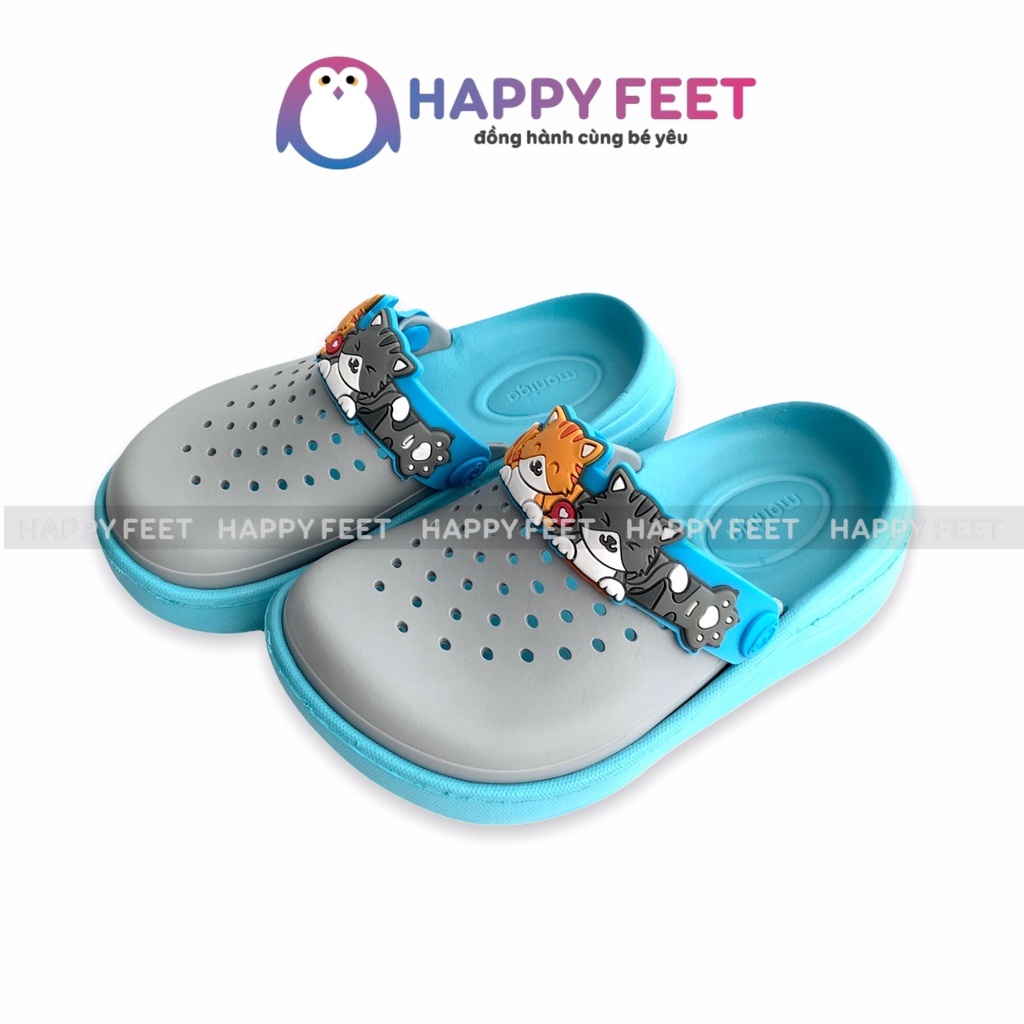 Sục trẻ em chính hãng  Thái Lan siêu êm chống trơn trượt cho bé trai bé gái 4- 10 tuổi - Happy Feet DN013