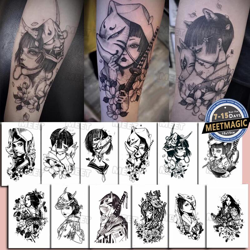 【Meet Magic Tattoo】Hình Xăm Dán Tạm Thời Chống Thấm Nước Có Thể Kéo Dài Đến 15 Ngày Tùy Chọn Họa Tiết