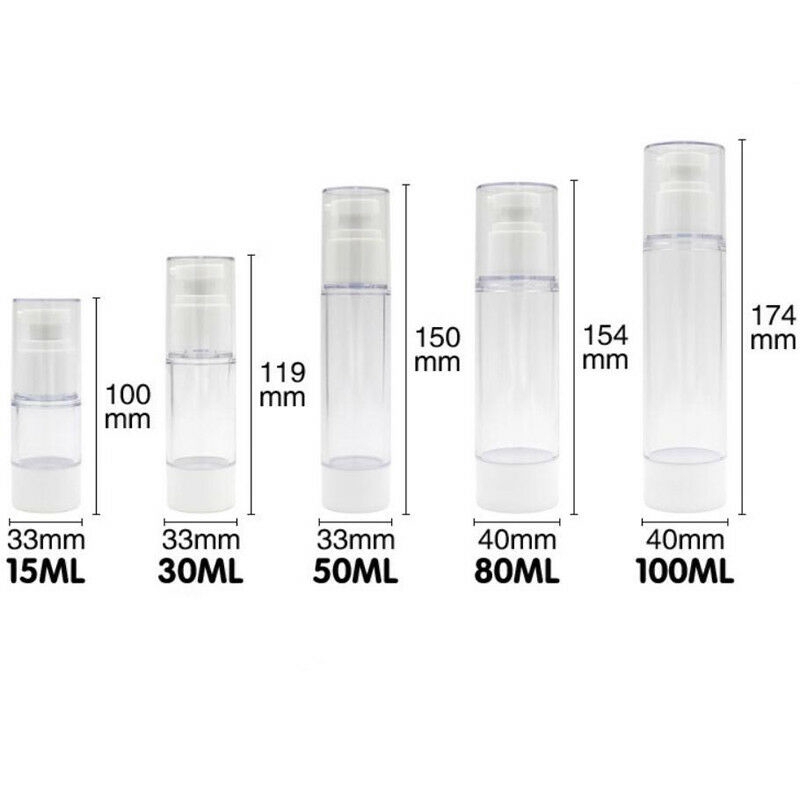 Chai Đựng Chất Lỏng Bằng Nhựa ABS Dung Tích 15ml 30ml 50ml 80ml 100ml