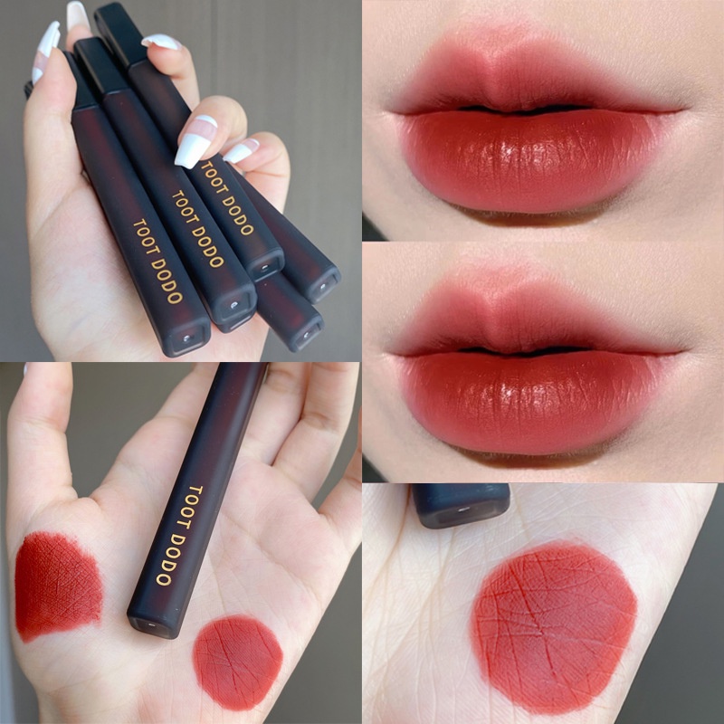 Son Môi Dưỡng Ẩm Lâu Trôi Chống Thấm Nước Vỏ Màu Vàng Đen