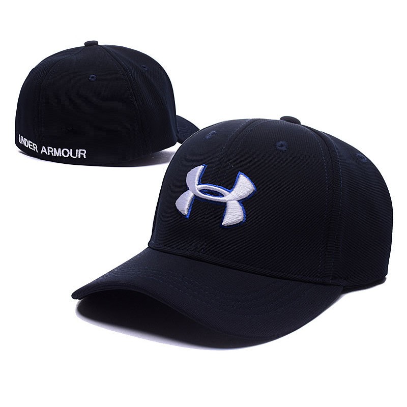 UNDER ARMOUR Mũ Lưỡi Trai Thêu Logo Under Armor Phong Cách Hàn Quốc