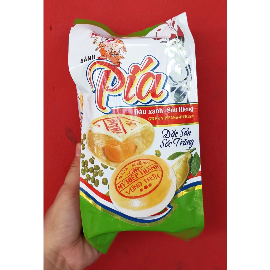 Bánh Pía Mặn Đậu Xanh Sầu Riêng Sóc Trăng Mỹ Hiệp Thành (Có Trứng)