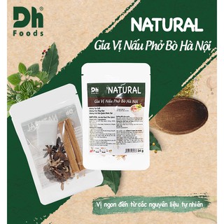 Gia Vị Nấu Phở Bò Hà Nội Dh Foods 24g quế cây hoa hồi thảo quả