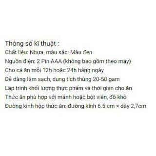 Máy cho cá ăn tự động