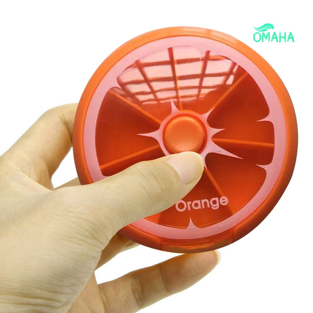 Hộp Đựng Thuốc Mini Có Thể Xoay Được Tiện Dụng