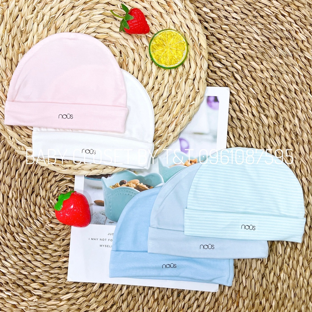 Mũ sơ sinh chất petit mềm mại W644S1 Nous