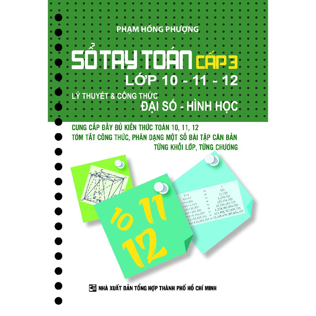 Sách - Sổ Tay Toán Cấp 3 Lớp 10-11-12