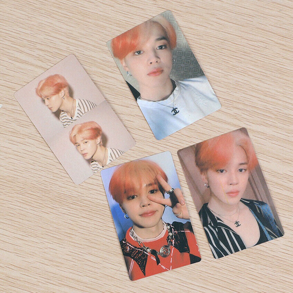 Bộ Ảnh Thẻ Hình Nhóm Nhạc Bts Bằng Giấy