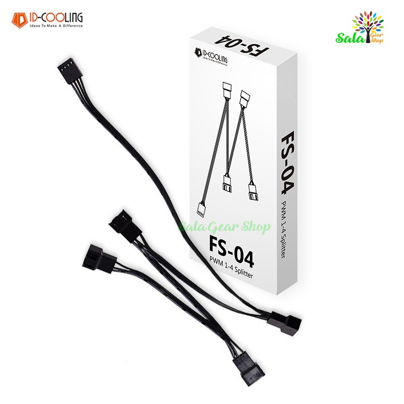 Dây chia nguồn quạt ID-Cooling Splitter FS-04
