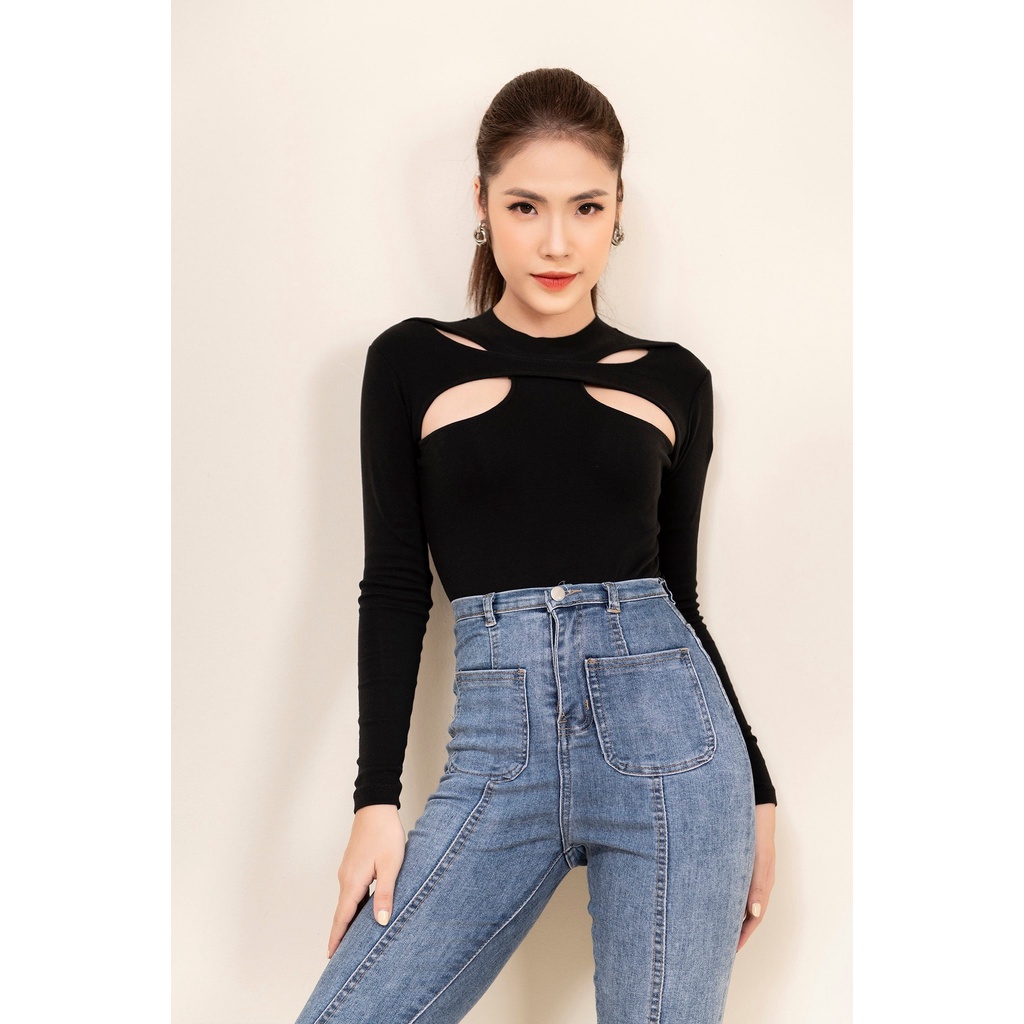 BODYSUIT ĐAN NGỰC ĐEN