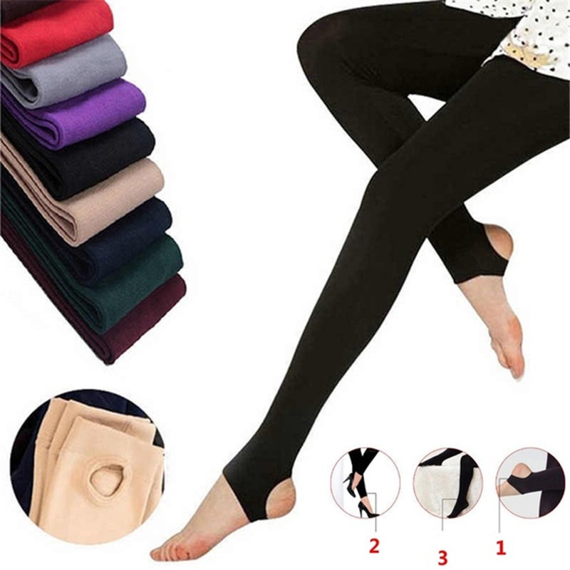 Leggings Autumn Women's Trousers Brushed Trousers Were Thin High Elasticity and Warm Integrated Pants | BigBuy360 - bigbuy360.vn