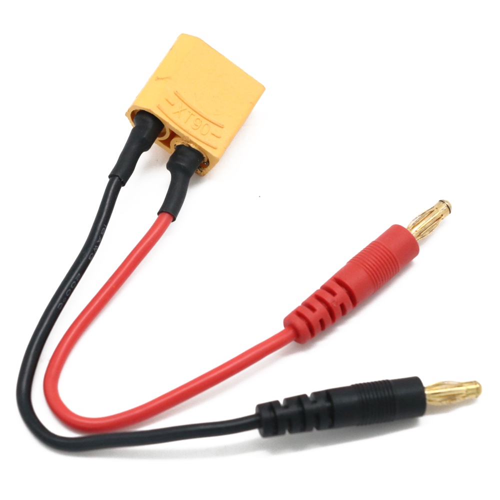 1 Dây Cáp Sạc Pin 4.0mm Cho Pin Lipo RC XT90 / XT60 / XT30 / T Plug 14AWG Dài 20CM