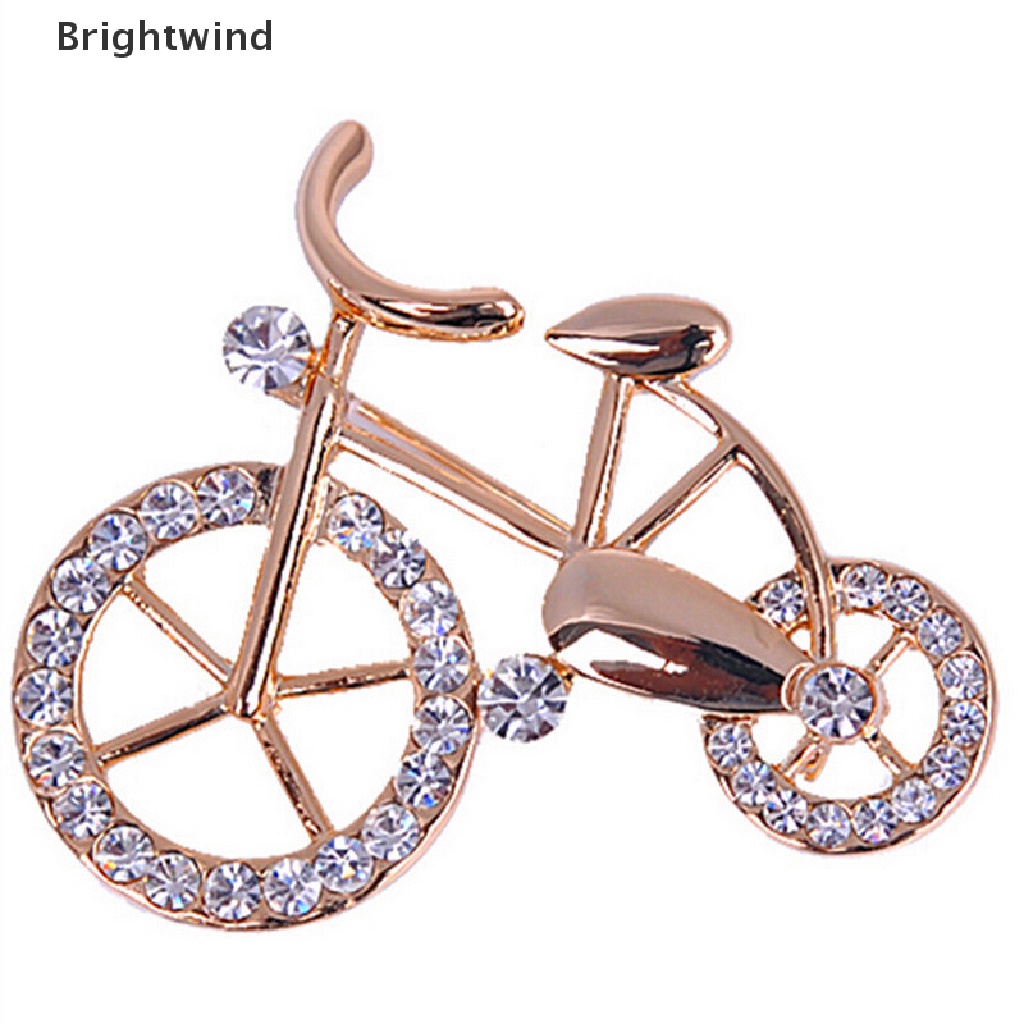 [Brightwind] Women Brooch Pin Fashion Bike Buckle Bicycle Pectoral Flower Gift Brooches Pins Hot Sell