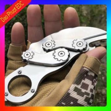 Dao Phượt Chất Karambit Transformer Knife - Full Thép 440 - Trơn Tru - Nanh Đọc - Hàng Có Sẵn