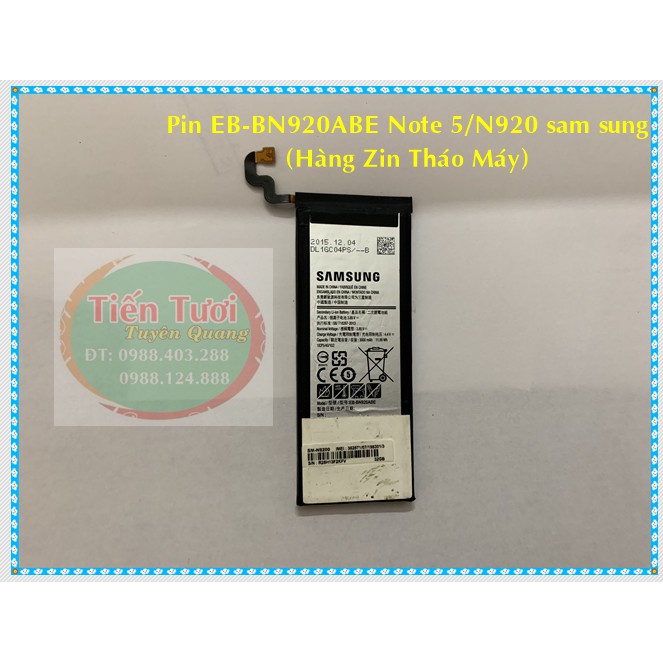 Pin EB-BN920ABE Note 5 N920 Samsung