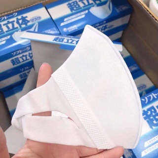 Set 10 khẩu trang UNICHARM 3D kháng khuẩn chống tia UV của Nhật