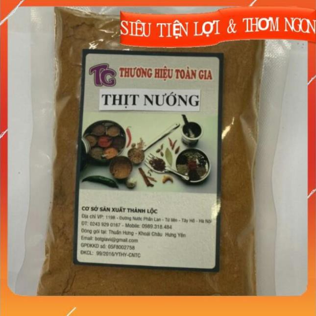 [NGON & TIỆN] Gia vị ướp thịt nướng gói 100g - Cho món nướng thơm ngon, đậm đà đúng chuẩn Nhà hàng