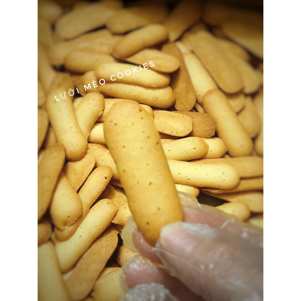 Bánh lưỡi mèo, bánh cookie giòn tan và thơm ngậy 200gr