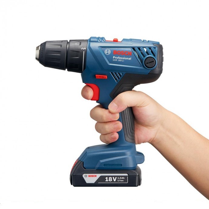 Máy khoan vặn vít dùng pin Bosch chính hãng GSR 180 -LI