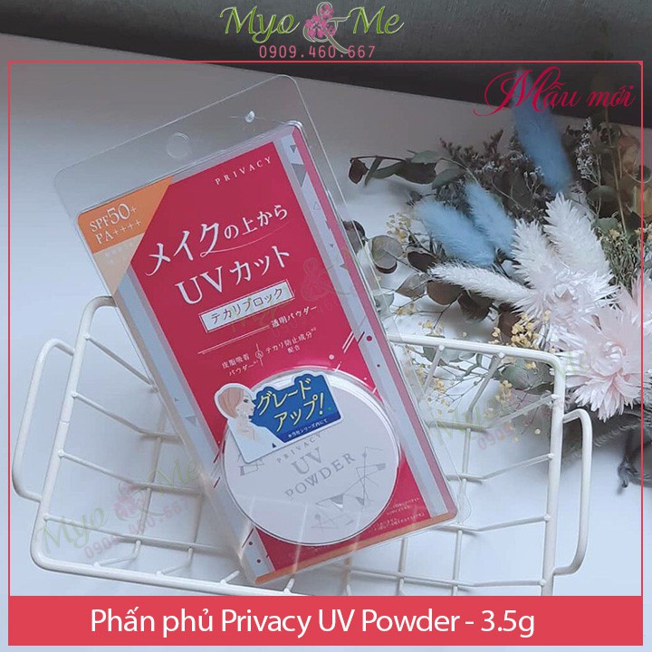 Phấn phủ Privacy UV Face Powder chống nắng kiềm dầu SPF50+/PA++++ Nhật Bản - 3.5g