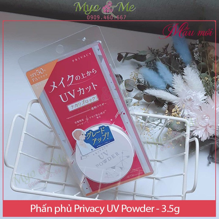 (Mẫu mới) Phấn phủ Privacy UV Face Powder chống nắng kiềm dầu SPF50+/PA++++