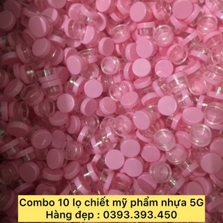 [ HÀNG ĐẸP ] Combo 10 lọ chiết mỹ phẩm 5g