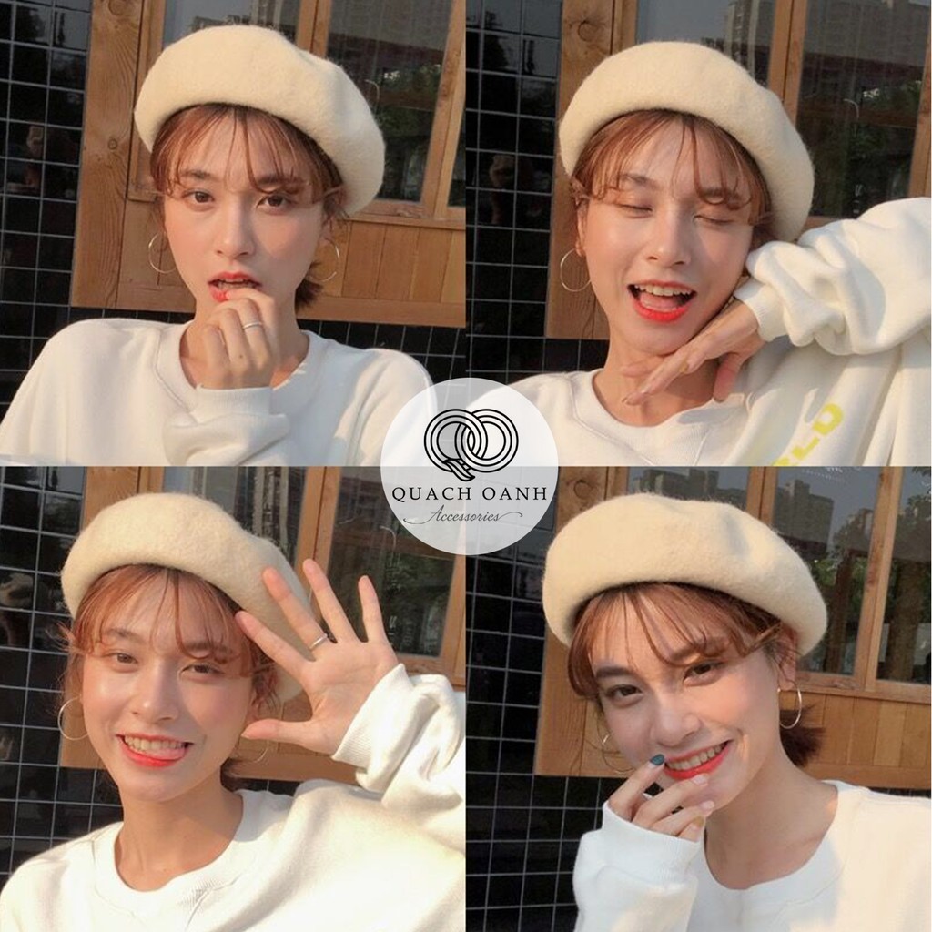 Mũ beret , Mũ nồi phong cách Hàn Quốc - MUL002