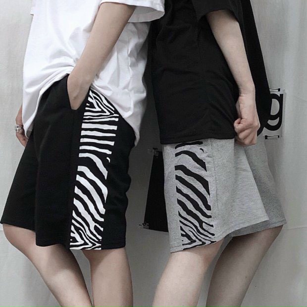Quần Đùi Nam, Quần Short Nam Nữ Unisex Vải Nỉ Mềm Mịn Không Xù In Vằn Ngựa Phong Cách Hot Trend