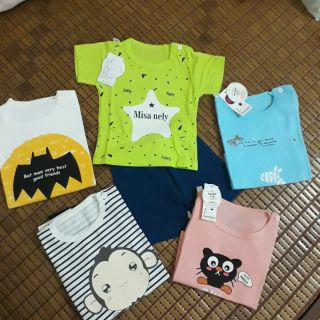 Combo 5 bộ đồ cho bé từ 1 đến 5t chỉ 250k