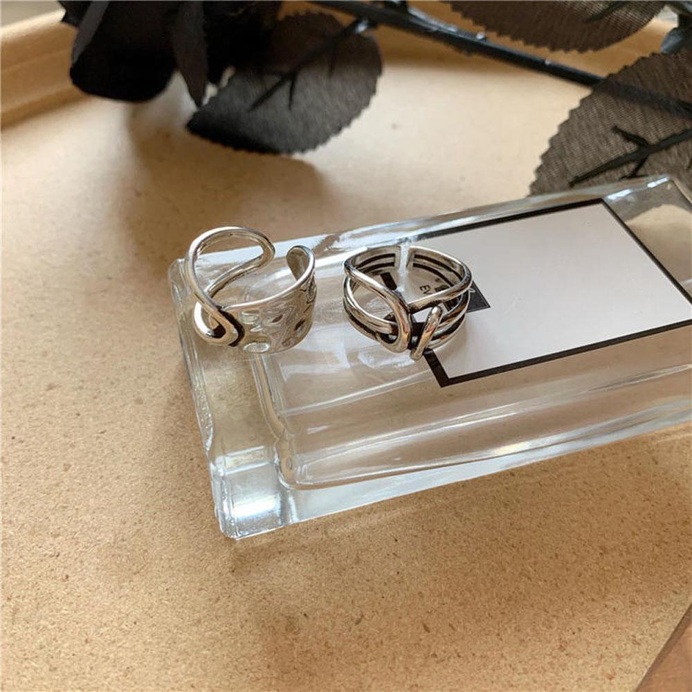 Nhẫn Đeo Ngón Tay Tạo Hình Nút Thắt Sáng Tạo Có Thể Điều Chỉnh