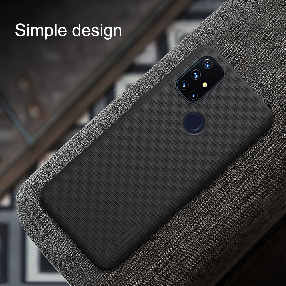 Ốp điện thoại Nillkin cho OnePlus Nord N10 5G làm bằng PC dạng giáp màu nhám cứng chống sốc