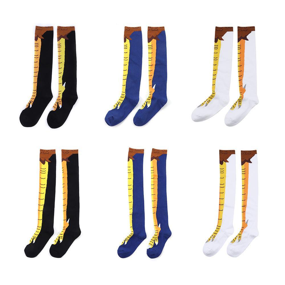 Tất ỐNg Chân In HìNh Gà 3D