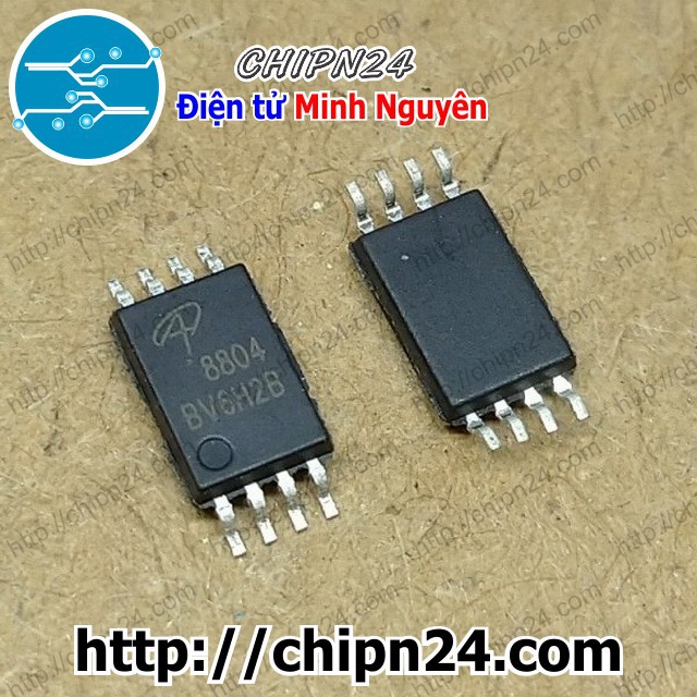 [2 CON] Mosfet Dán AO8804 TSSOP-8 8A 20V (2 Kênh N) (SMD Dán) (8804)