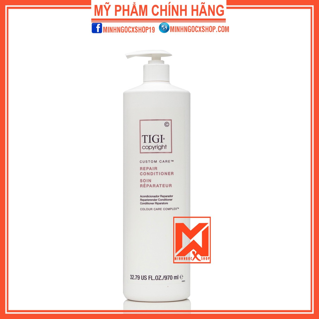 Dầu xả phục hồi TIGI COPYRIGHT REPAIR 970ml chính hãng