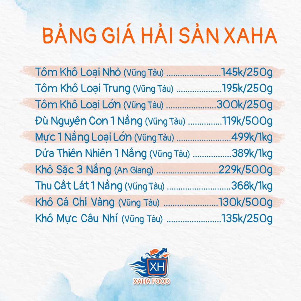 Tôm Khô Nấu Canh , Size Kích Cỡ Trung, Loại Đặc Biệt Làm Từ Tôm Tươi Thiên Nhiên Vũng Tàu - Hải Sản Xaha