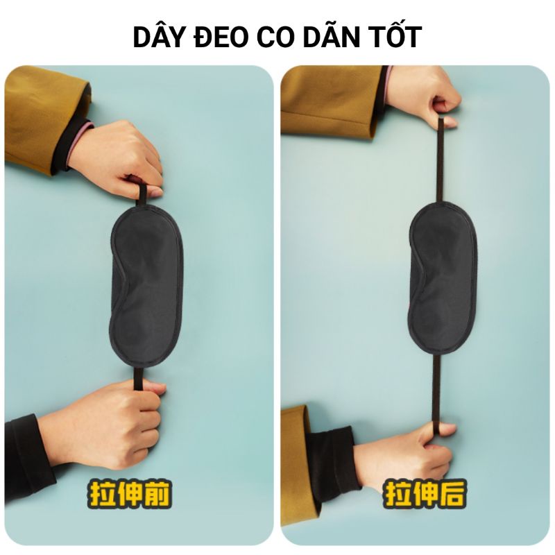 Miếng Bịt Mắt Ngủ Đơn Giản Nhiều Màu