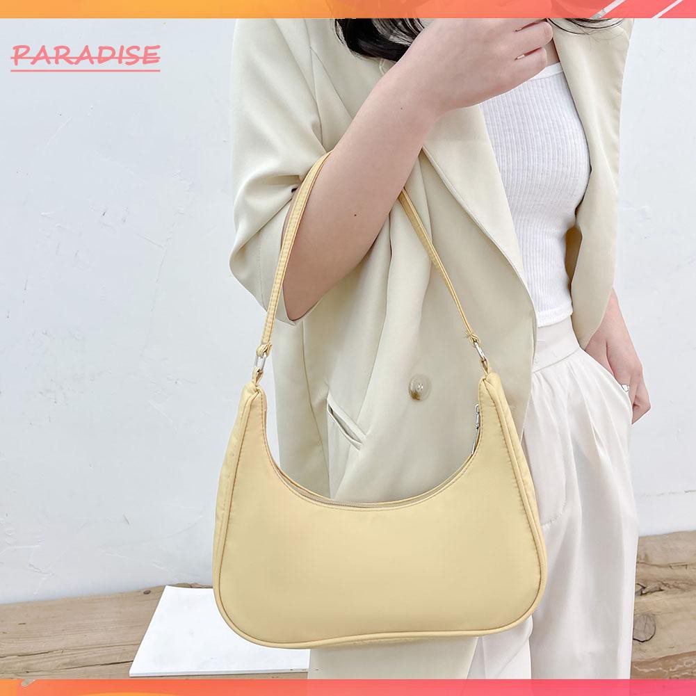 Túi xách màu trơn kiểu dáng đơn giản phong cách boho thời trang cho nữ