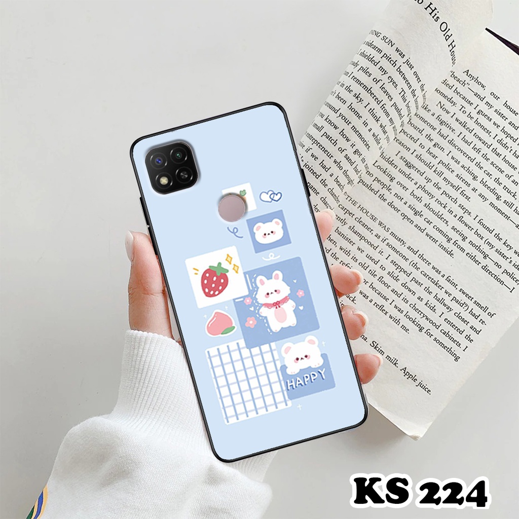 Ốp lưng Xiaomi Redmi 9 - Redmi 9A - Redmi 9C - Redmi 9T - Ốp in hình thỏ con dễ thương - Lưng nhám Viền  TPU cao cấp