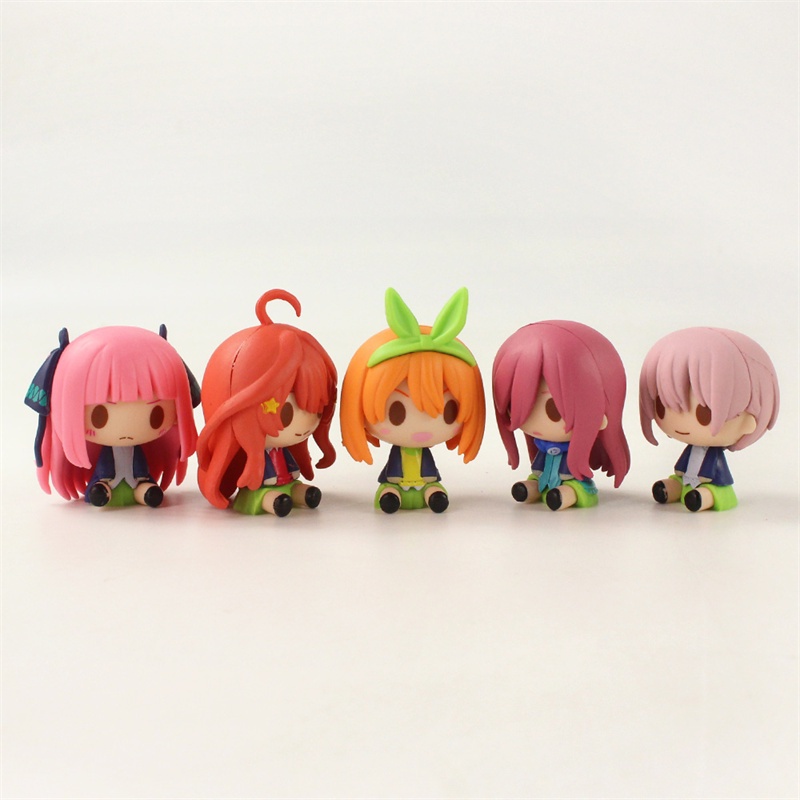 Set 5 mô hình nhân vật Nakano Miku trang trí