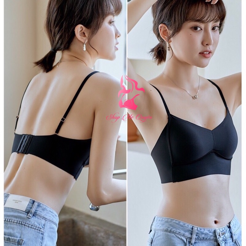 Áo lót bra nữ su lạnh mút mỏng không gọng, bản to che khuyết điểm, dáng áo ôm trọn ngực cho nàng tự tin cả ngày