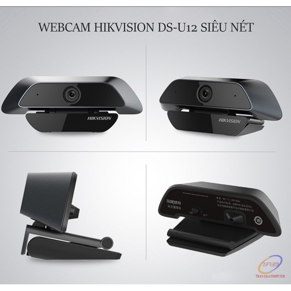 Webcam Hikvision DS-U12 độ phân giải (1920×1080) siêu nét