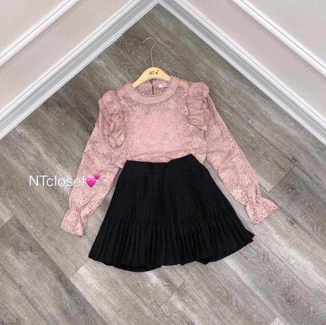 Chân váy xếp ly đuôi cá ngắn QC siêu xinh | BigBuy360 - bigbuy360.vn